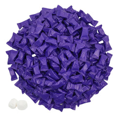 tree treasures front packaging showing purple buttermints and resealable bag for easy display