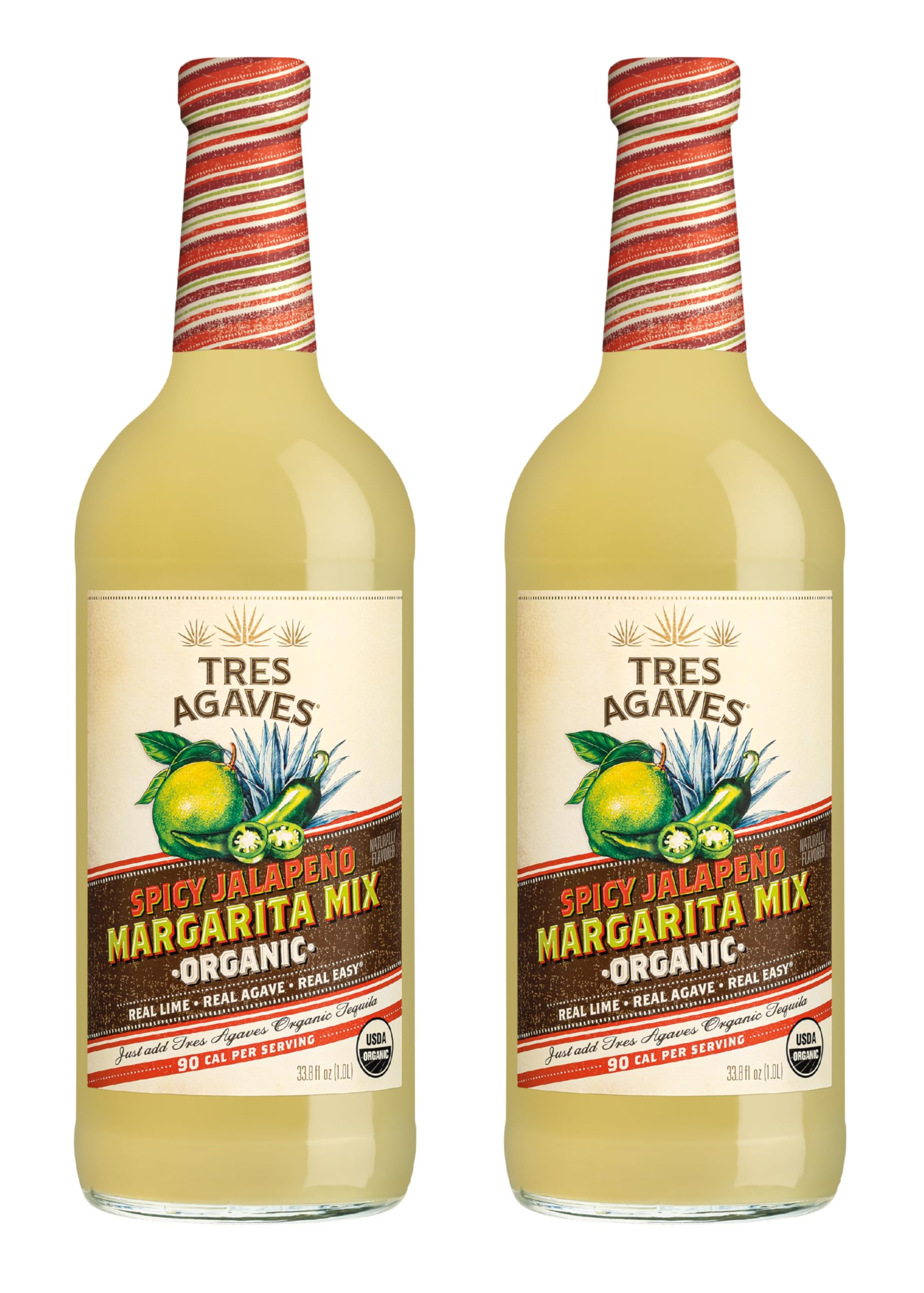 Tres Agaves front packaging showing two 750ml bottles and convenience