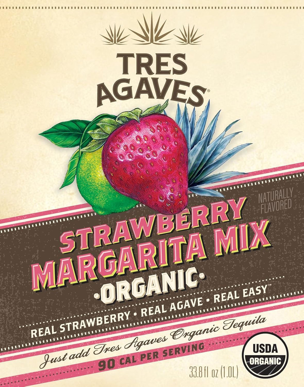 Tres Agaves label detail showing ingredients and clean-label transparency benefit