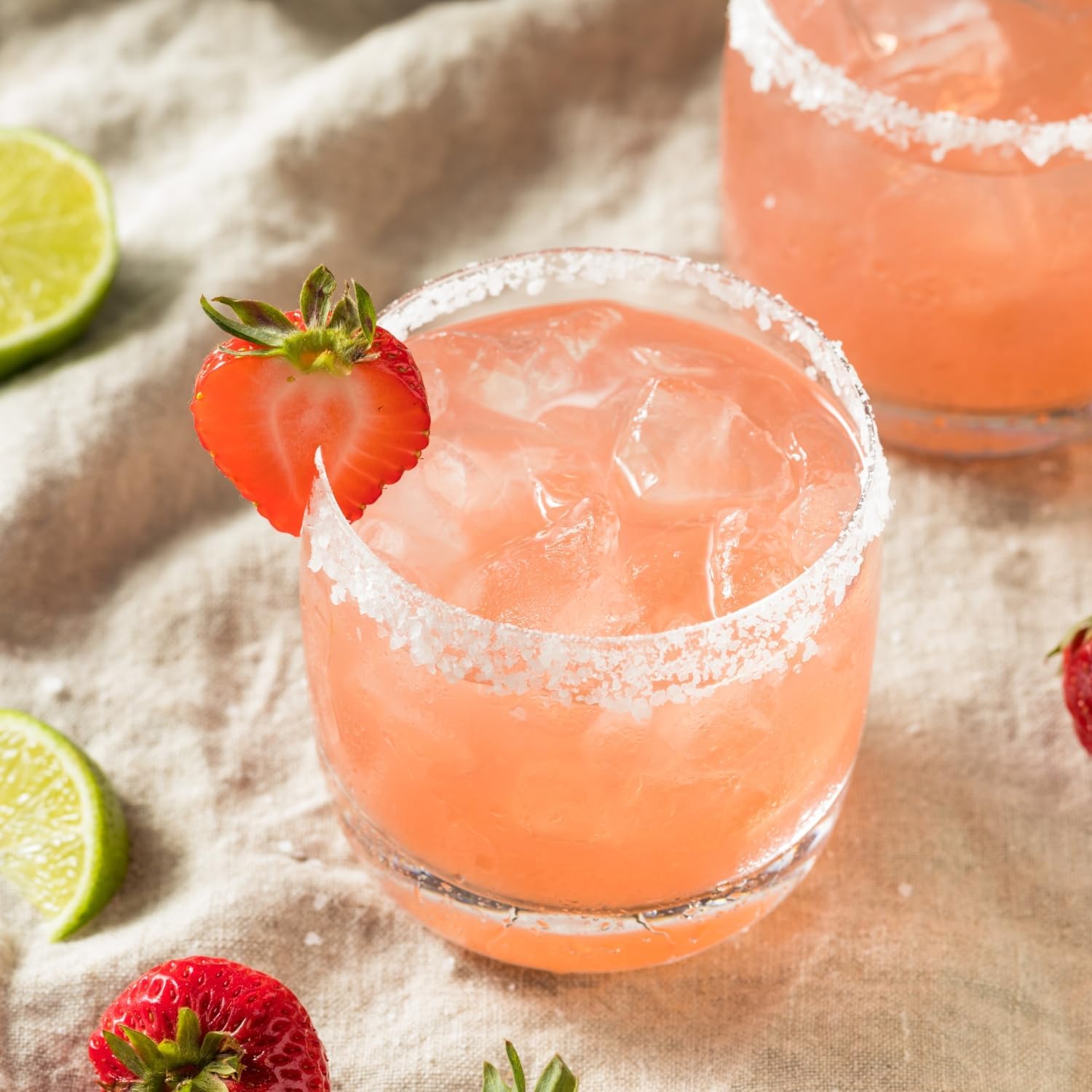 Tres Agaves bottle beside glass over ice for easy serving and chilled enjoyment