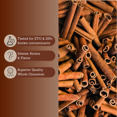 Tribal Trail close-up of cinnamon stick bark texture highlighting fresh aromatic oils