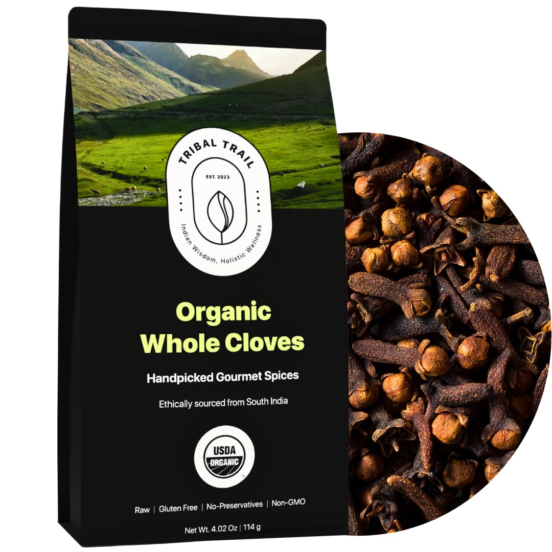 Tribal Trail front packaging showing 4.02 oz kraft pouch and organic label