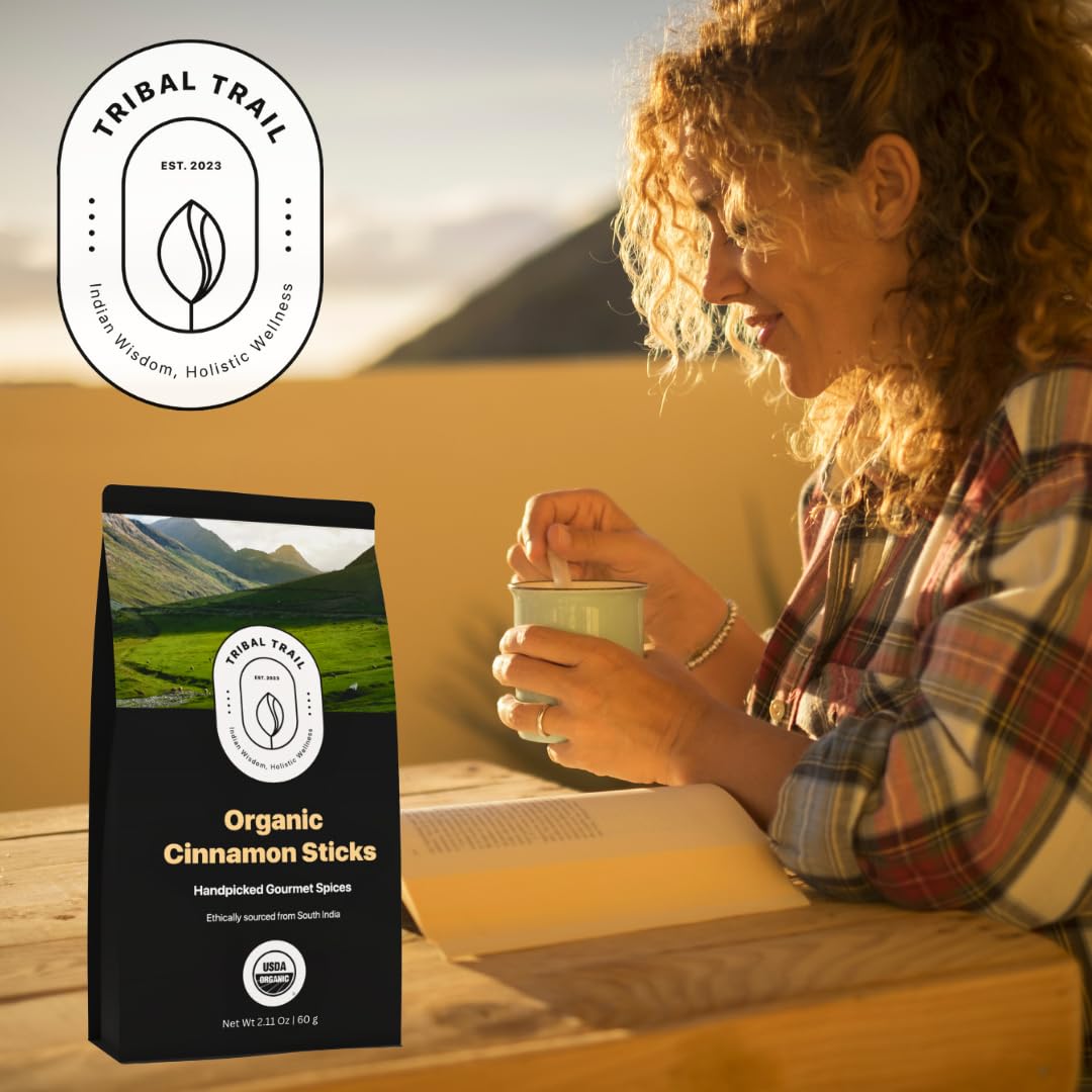 Tribal Trail cinnamon sticks garnishing baked goods adding warm spice notes