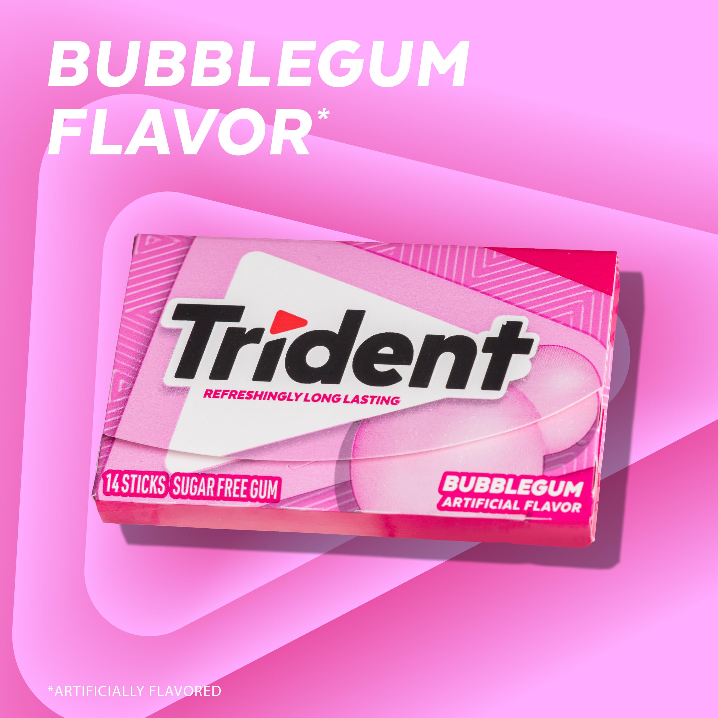 Trident individually wrapped sticks ready to carry and share