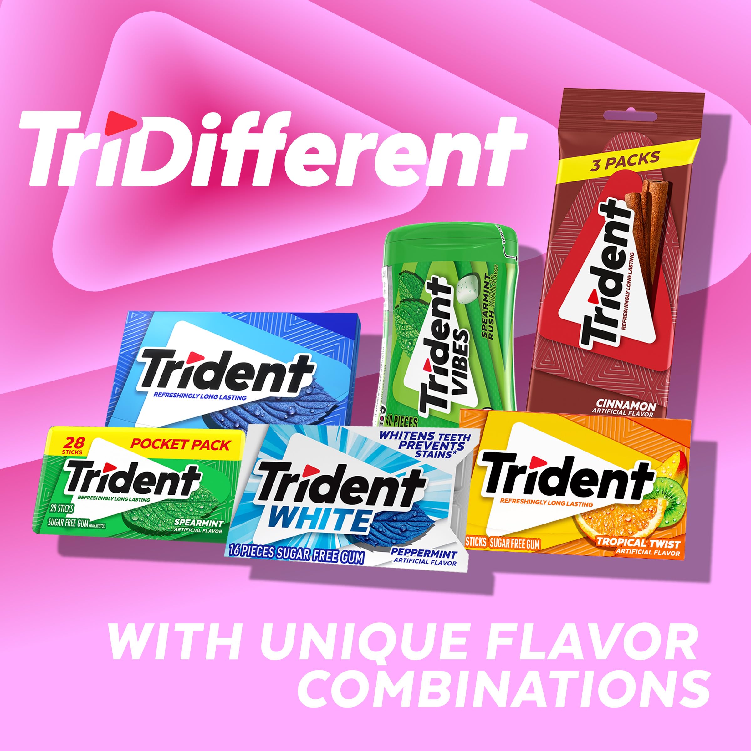 Trident displayed on office counter for customer or staff use