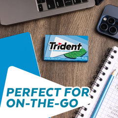 Trident Mint Bliss open pack with sticks visible for quick access