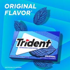 Trident Original individually wrapped sticks ready for portable freshening benefit