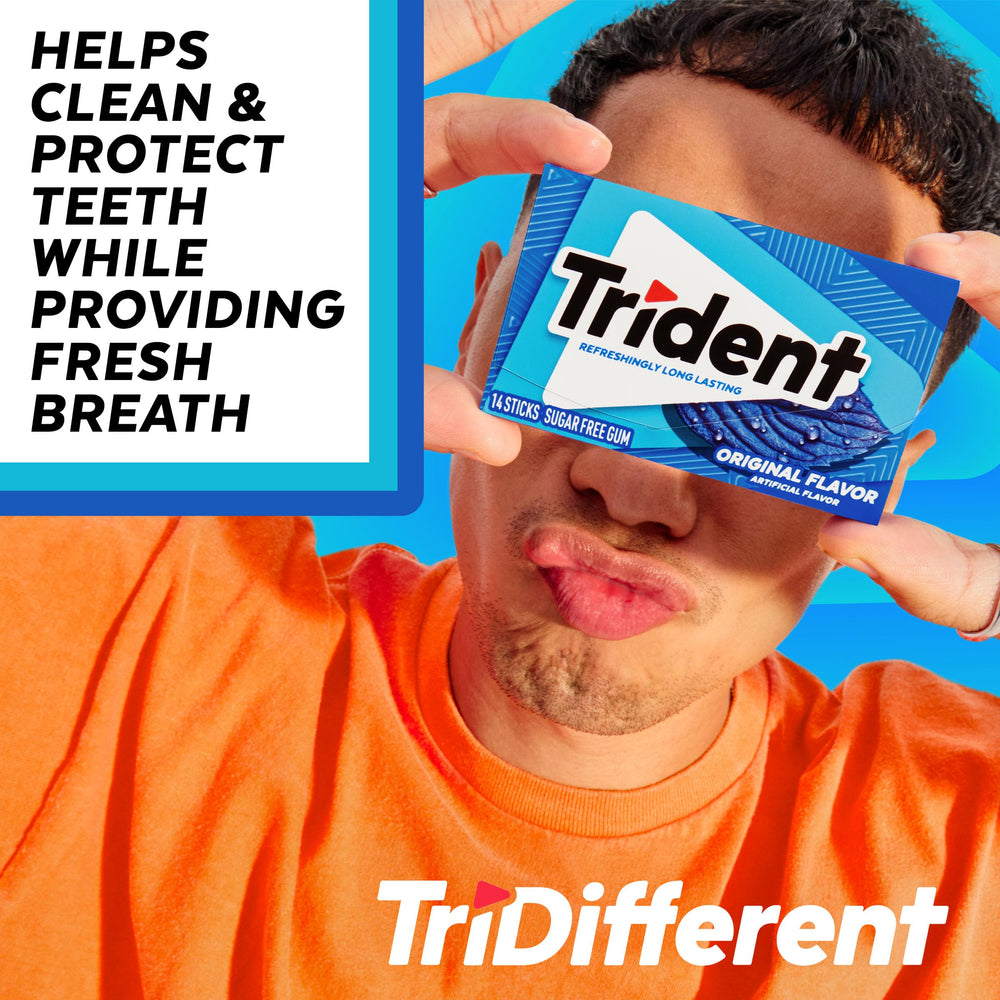 Trident Original packs displayed on an office desk for workplace accessibility benefit