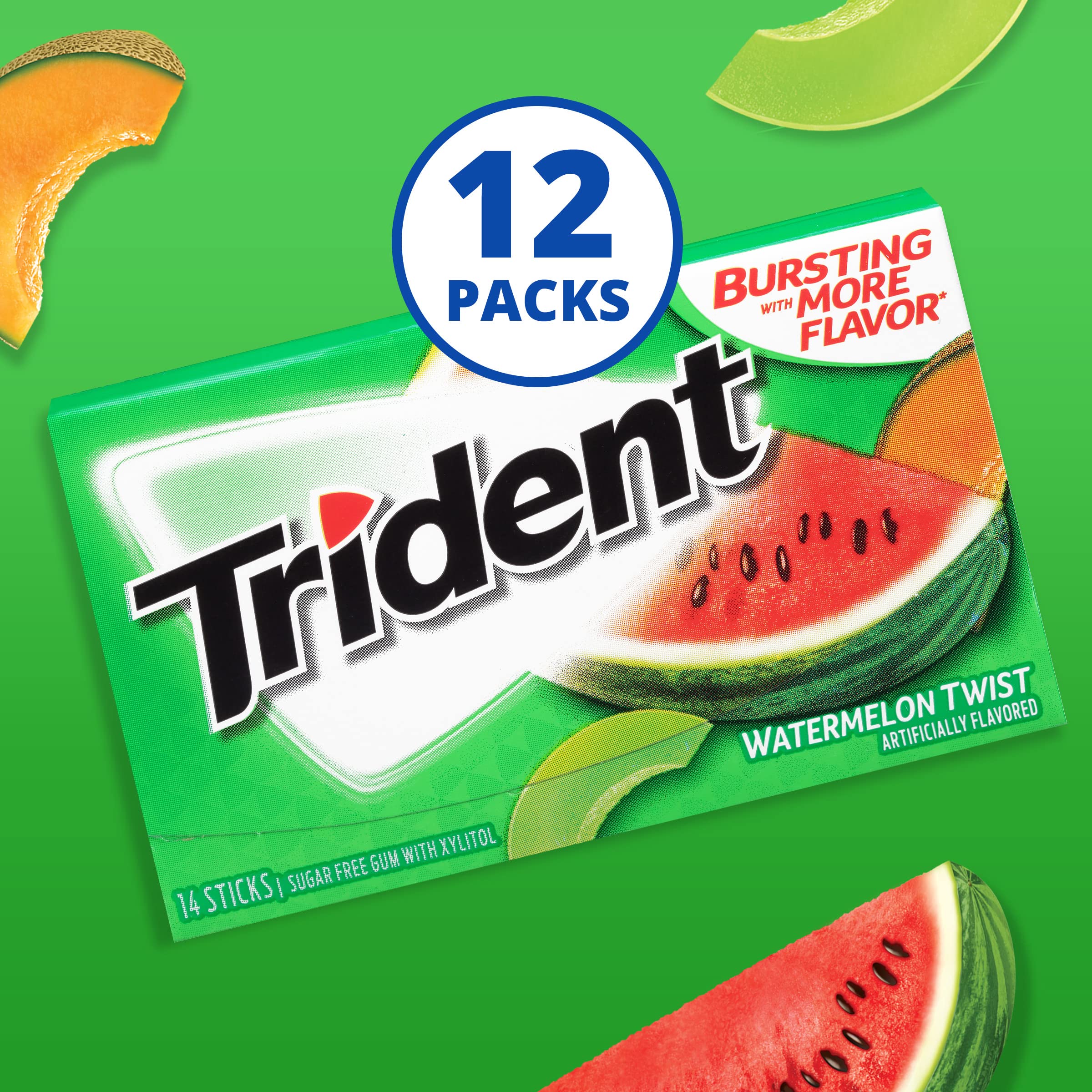 Open Trident pack with multiple sticks visible for convenient storage