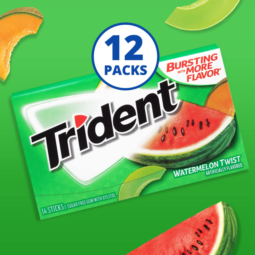 Open Trident pack with multiple sticks visible for convenient storage