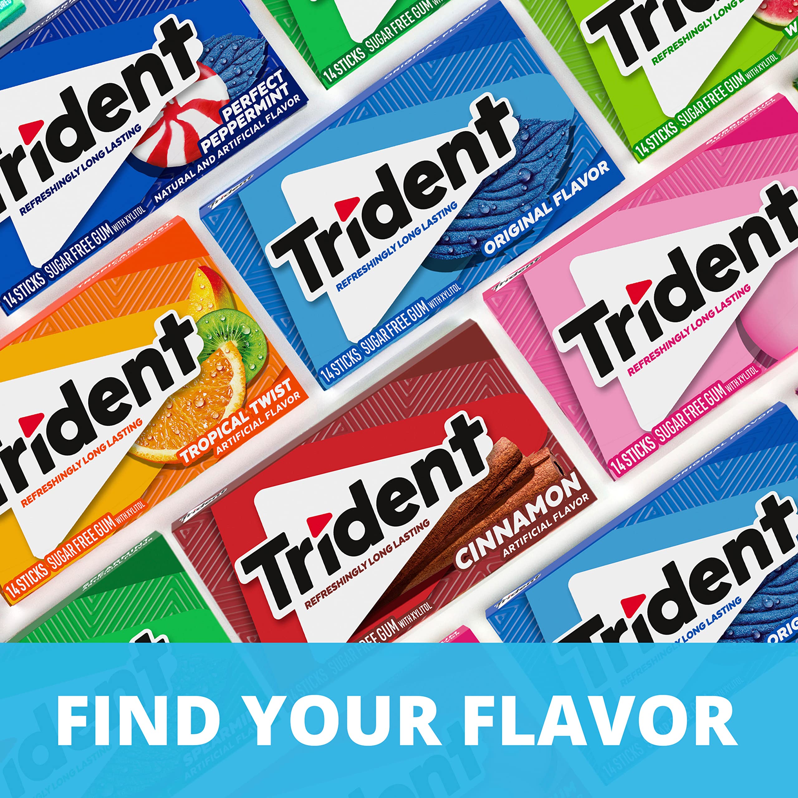 Trident wintergreen hand holding a stick for instant breath refresh