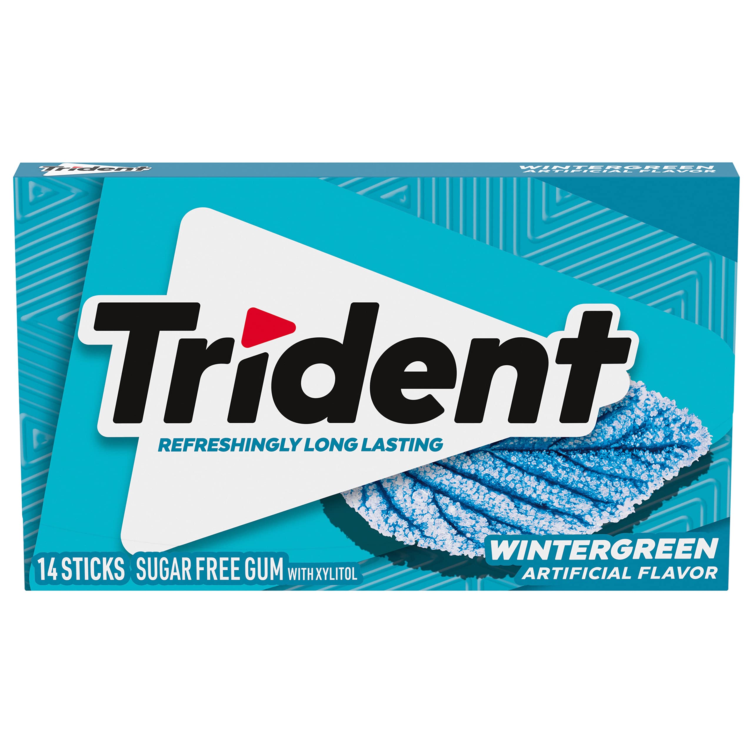 Trident wintergreen individual stick wrapped for hygiene and easy sharing