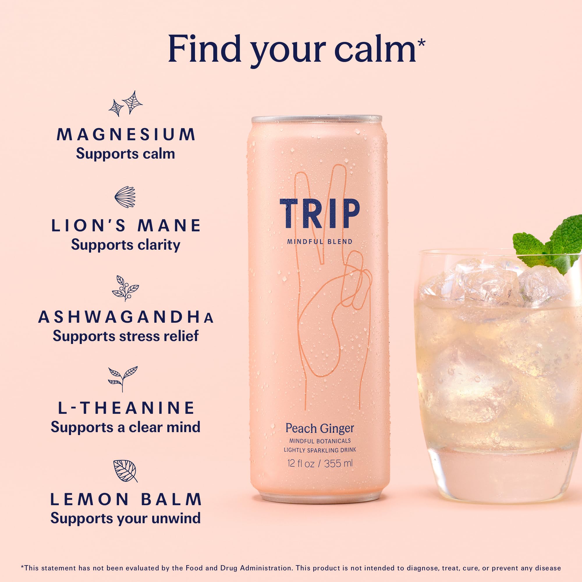 TRIP can close-up textured aluminum surface highlighting crisp bubbles and premium finish