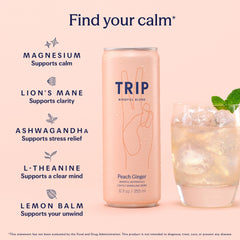 TRIP can close-up textured aluminum surface highlighting crisp bubbles and premium finish