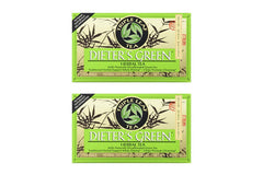Triple Leaf Tea front packaging showing two 20-bag boxes, clear product info and convenience