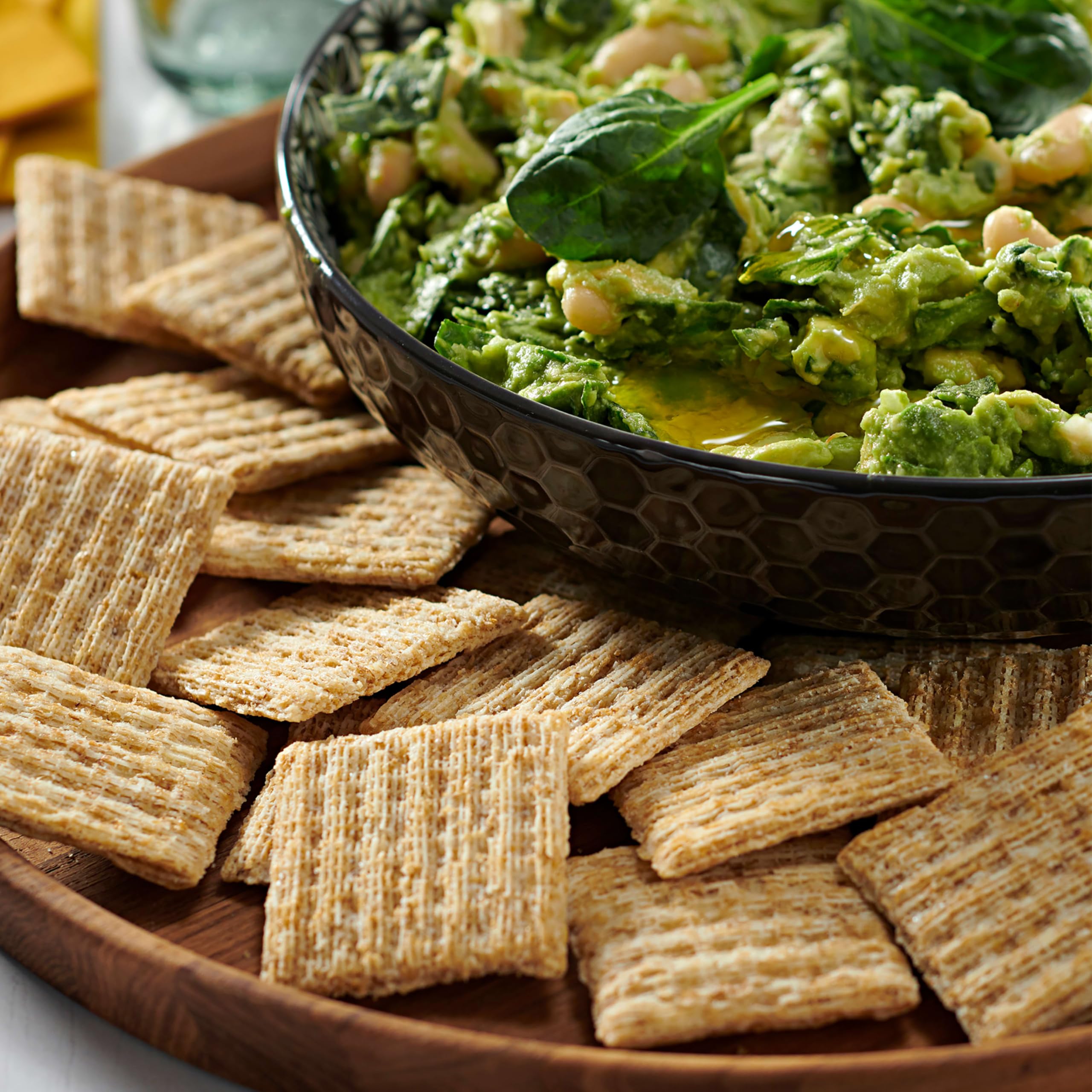 Triscuit crackers on a picnic spread illustrating easy outdoor entertaining