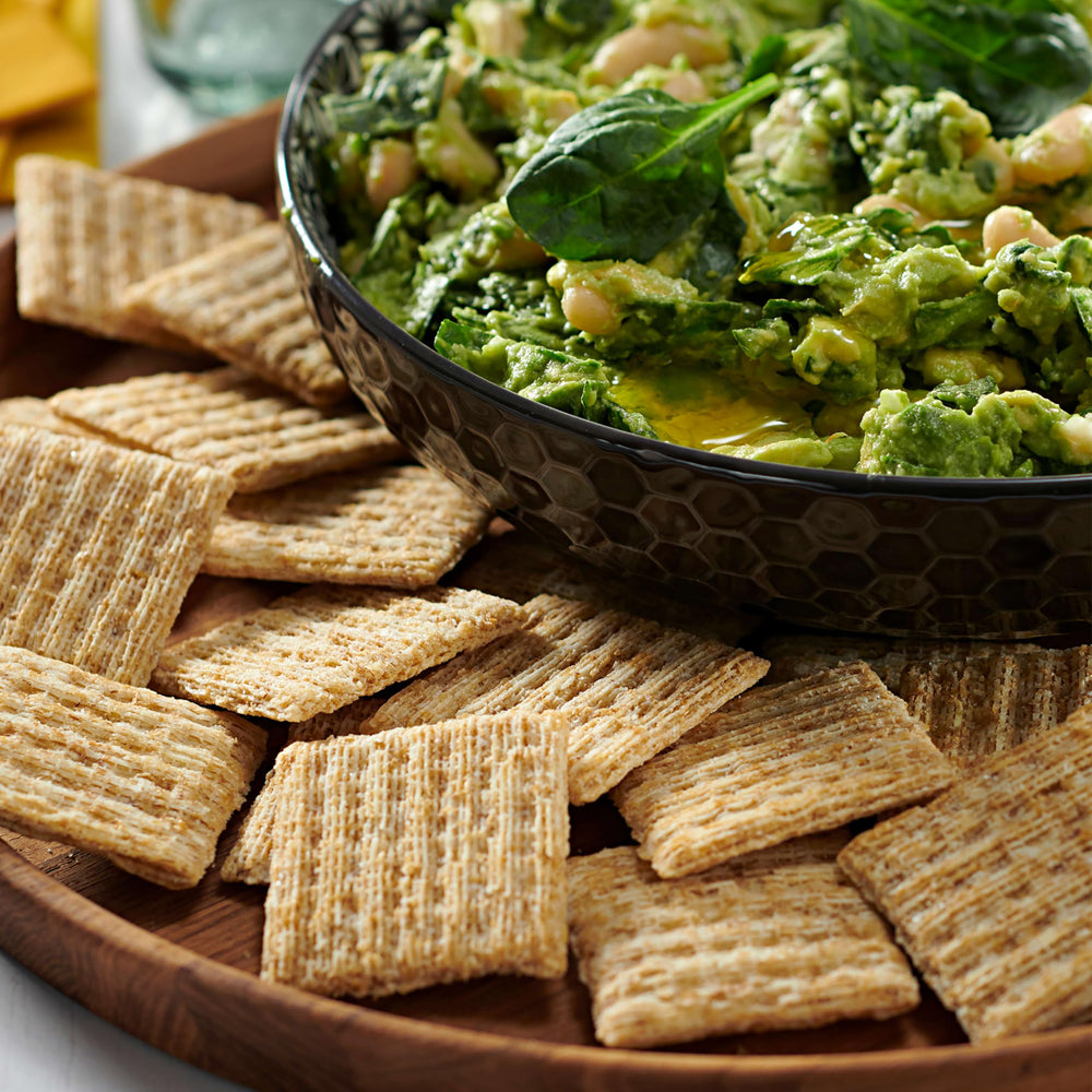 Triscuit crackers on a picnic spread illustrating easy outdoor entertaining