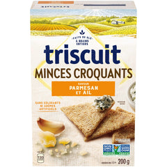 Triscuit nutrition label and ingredients panel for quick product facts
