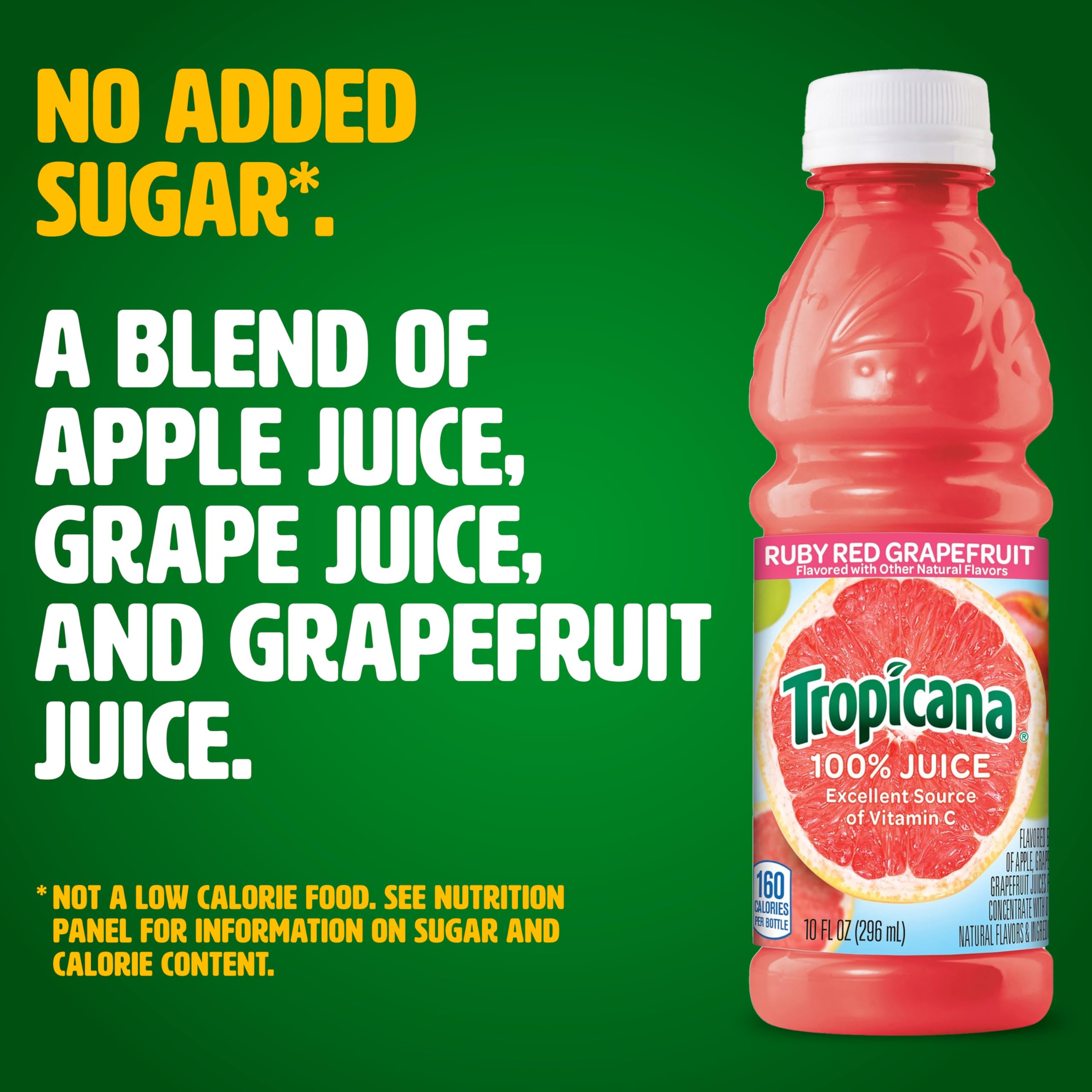 Tropicana bottle closeup highlighting texture and cap for easy opening and freshness