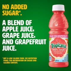 Tropicana bottle closeup highlighting texture and cap for easy opening and freshness