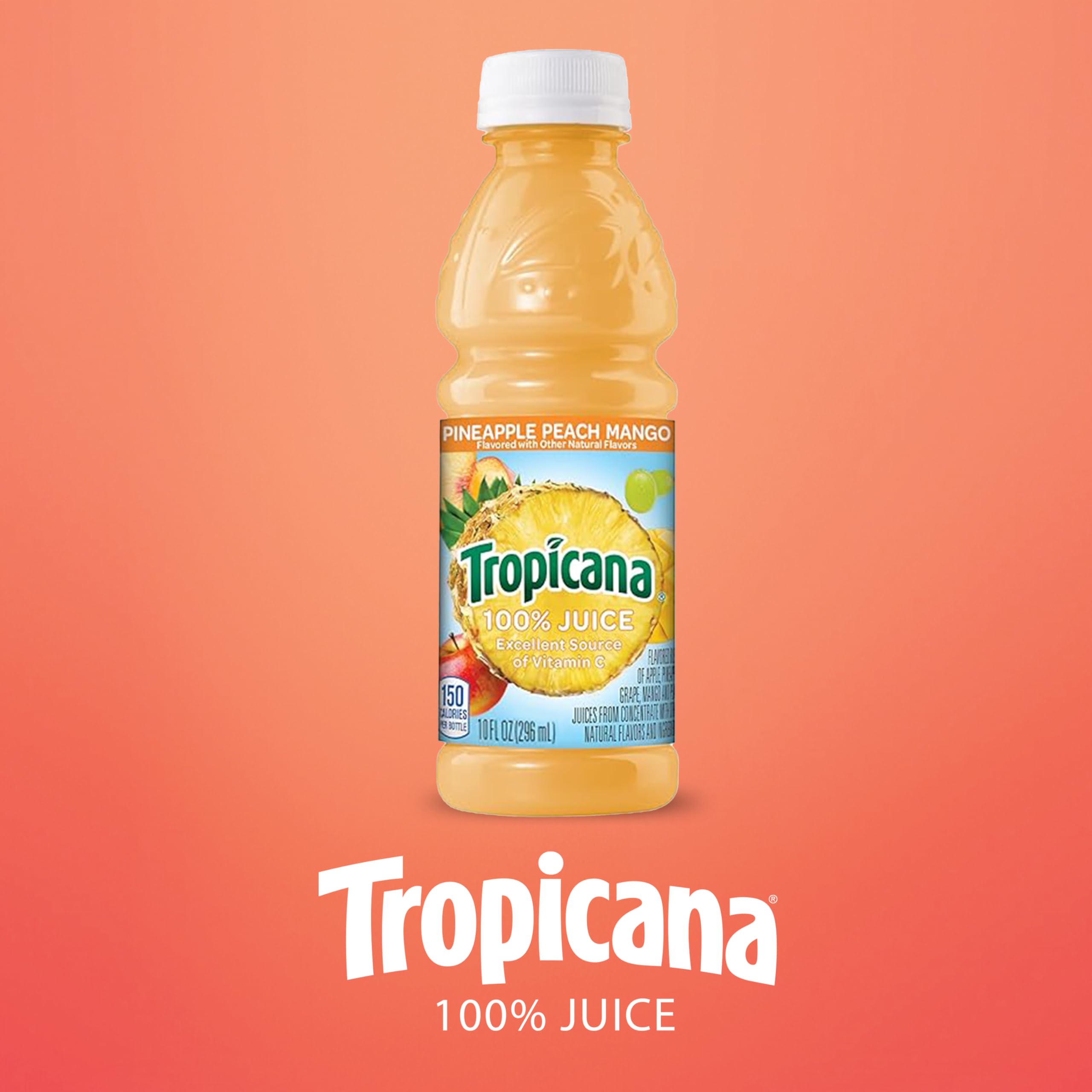 Tropicana used as a cocktail mixer with glass and garnish showing versatility for drinks