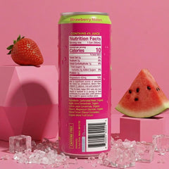 Tru pouring into glass with bubbles showing refreshing, low-calorie sip
