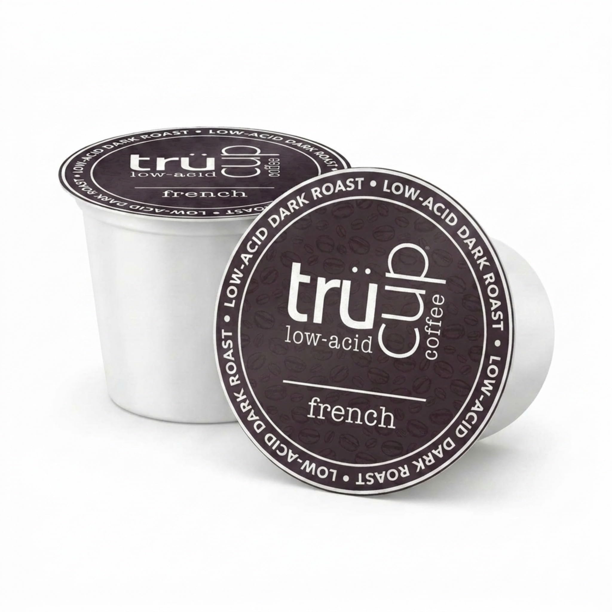 TRUCUP front packaging of trücup French Roast K-Cups showing bold branding and roast type