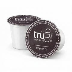 TRUCUP front packaging of trücup French Roast K-Cups showing bold branding and roast type