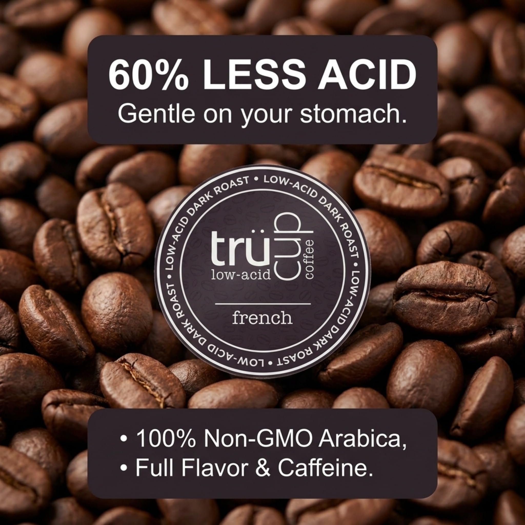 TRUCUP pod placed in a single-serve brewer mid-extraction showing easy use and consistency