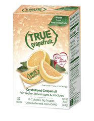 Close-up of True Citrus crystallized texture highlighting real fruit flavor benefit