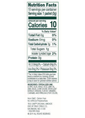 True Citrus limeade packet beside backpack showing portability and on-the-go refreshment
