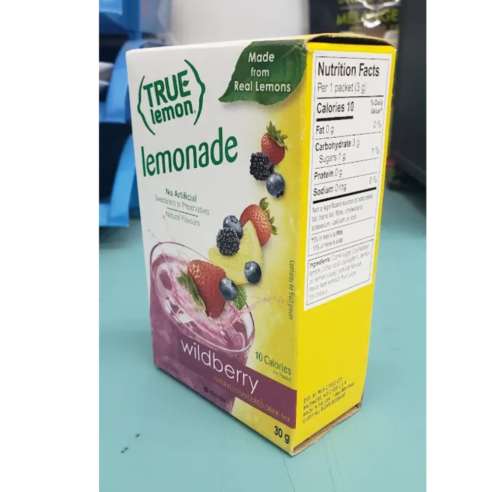 True Citrus mixed in a glass demonstrating bright refreshing flavor