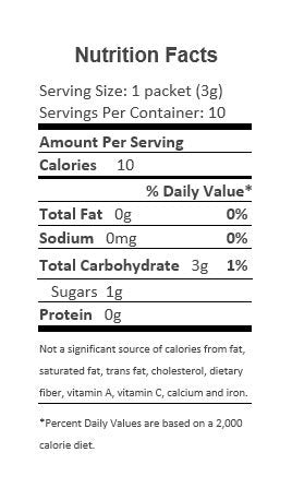 True Citrus single packet dissolving in glass with berries, highlighting easy mixing and flavor