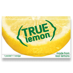 True Citrus close-up of crystallized lemon texture, concentrated lemon taste benefit