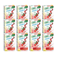 True Lemon front packaging showing brand and flavor, convenient energy on the go