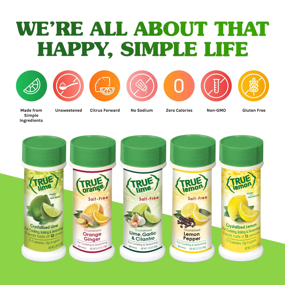 True Citrus True Lime powder texture detail showing concentrated flavor