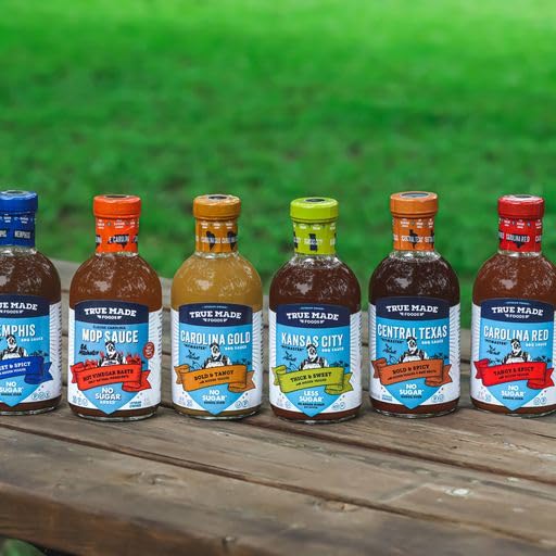 True Made Foods on a grill in outdoor lifestyle adding smoky flavor