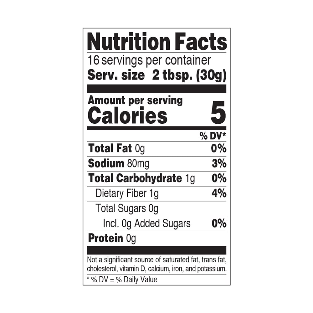 True Made Foods ingredients spread with peppers and apple cider vinegar