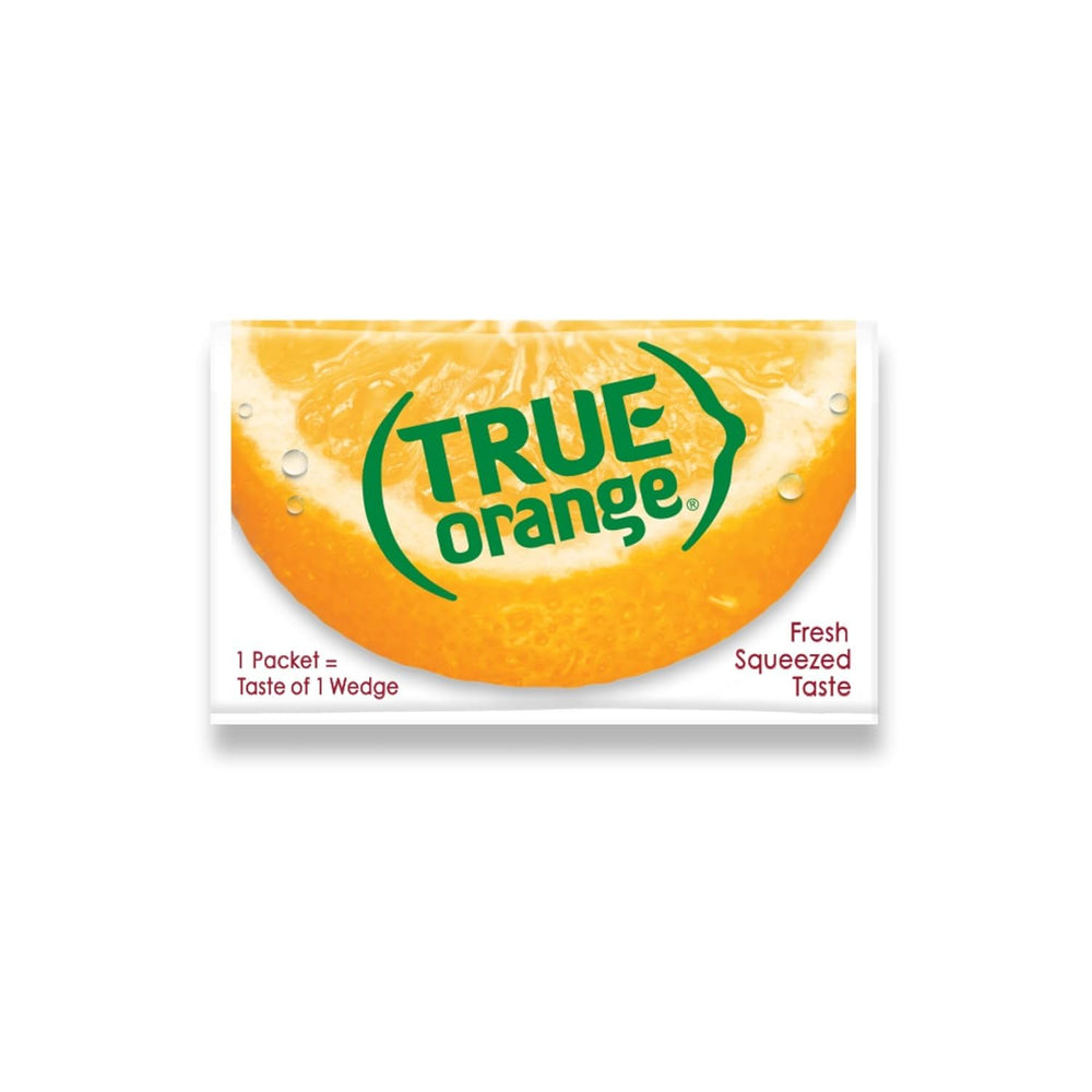 True Orange label and ingredients closeup highlighting simple formula