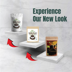 True Organic close-up of peppercorn texture, showcasing rich color and freshness