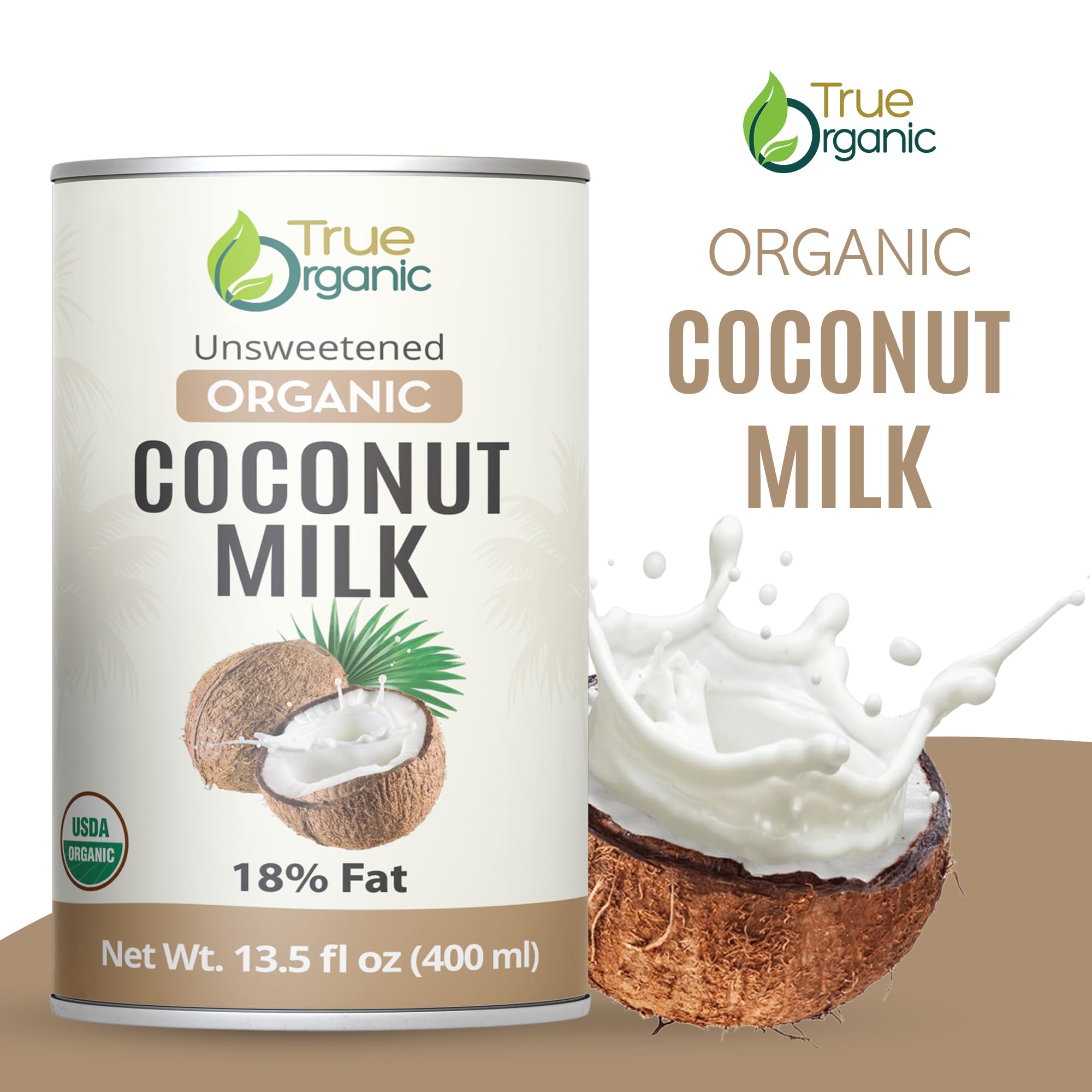 Close-up of True Organic cream texture, thick mouthfeel highlighted