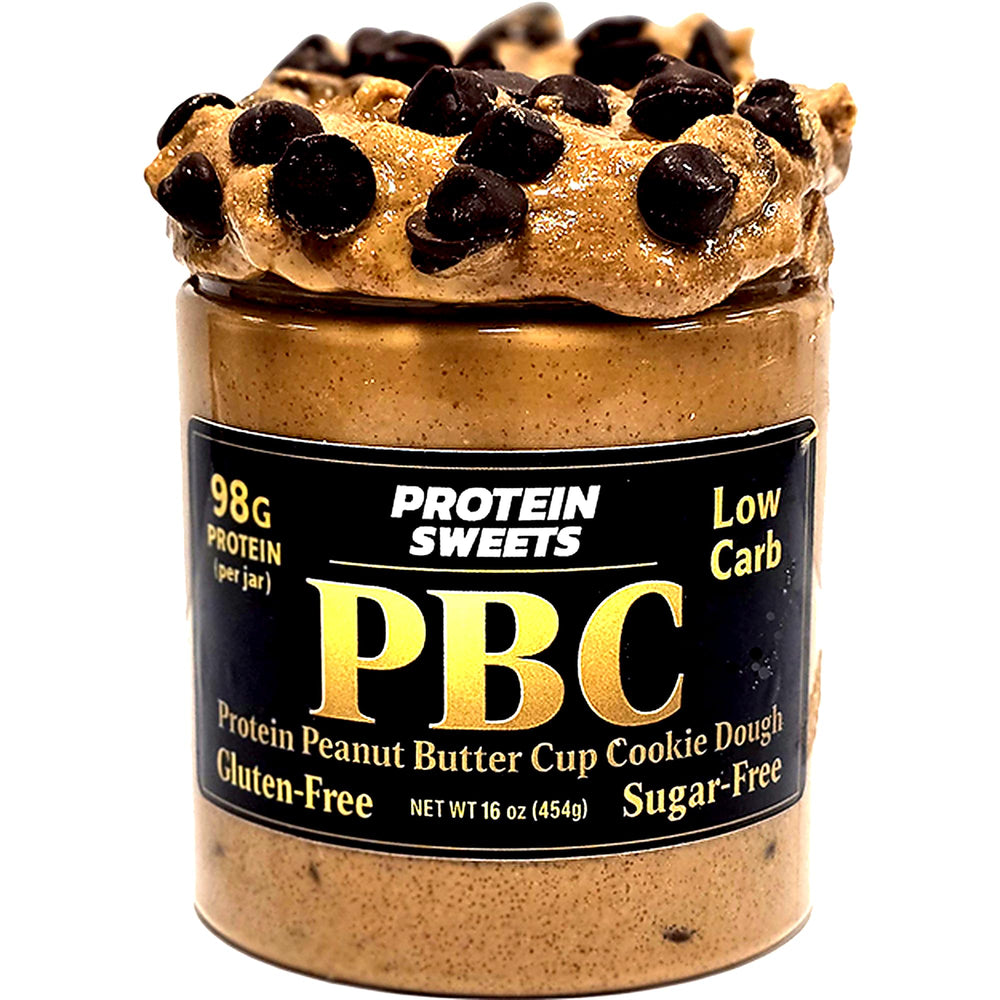 TRUE PATH front jar showing peanut butter cookie dough and label benefits