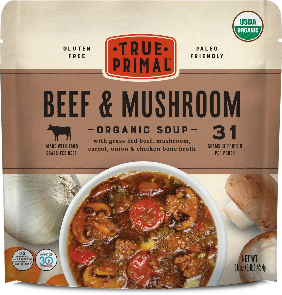 True Primal front packaging showing eight-pack ready-to-eat convenience