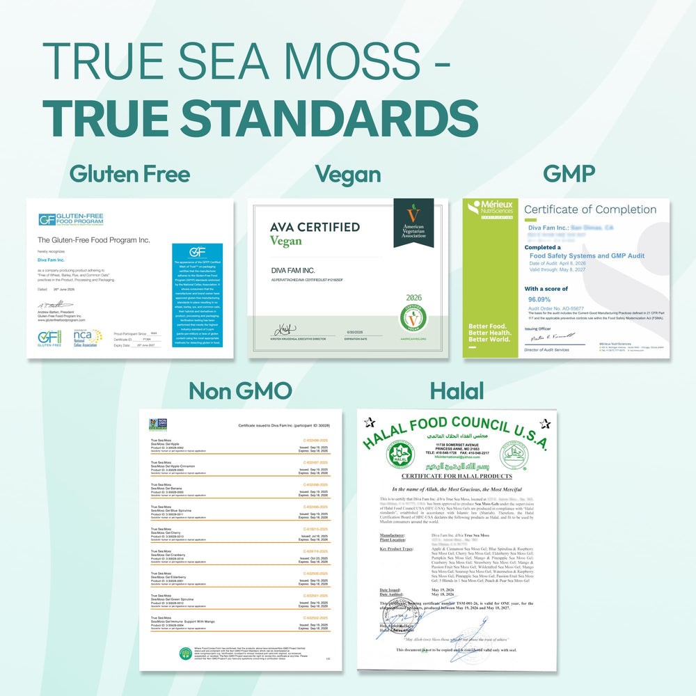 TrueSeaMoss blended into a smoothie demonstrating seamless mixability and flavor
