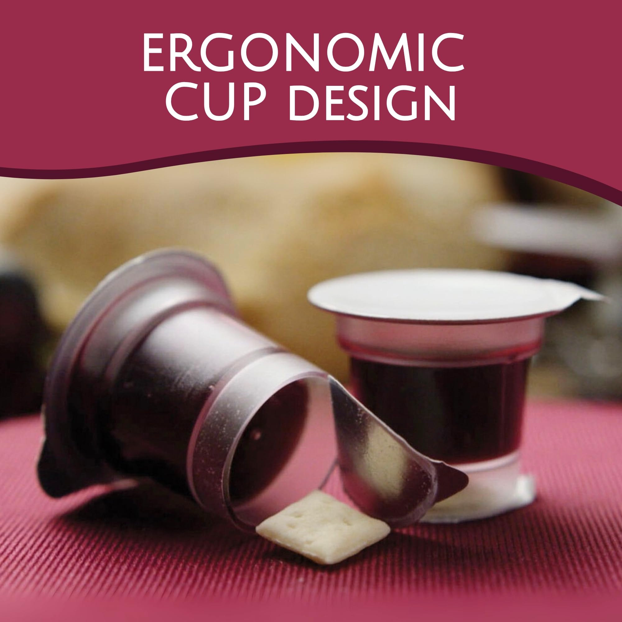 TrueVine cup beside a ruler for scale, aiding portion and planning