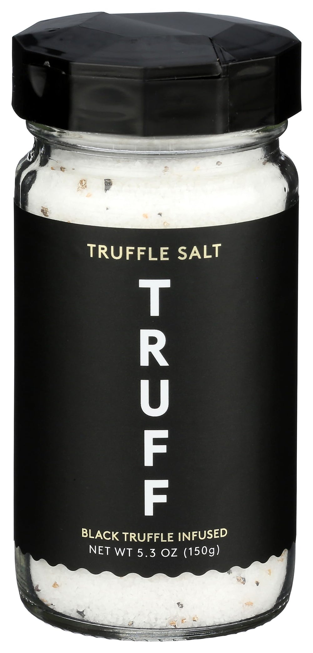 TRUFF jar front view showing label and 5.3 oz size, highlights gourmet seasoning