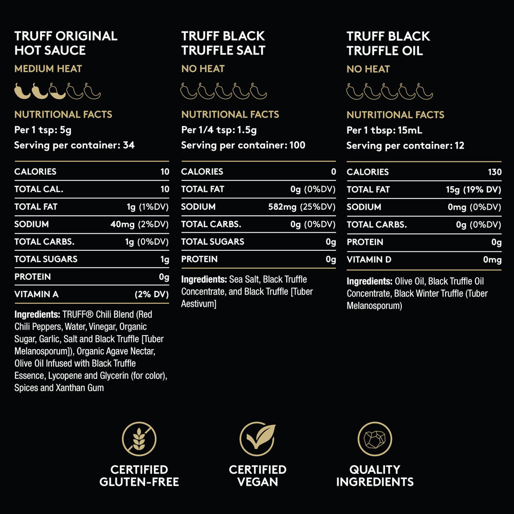 TRUFF kit staged on kitchen counter showing ease of use and inspirational cooking benefit