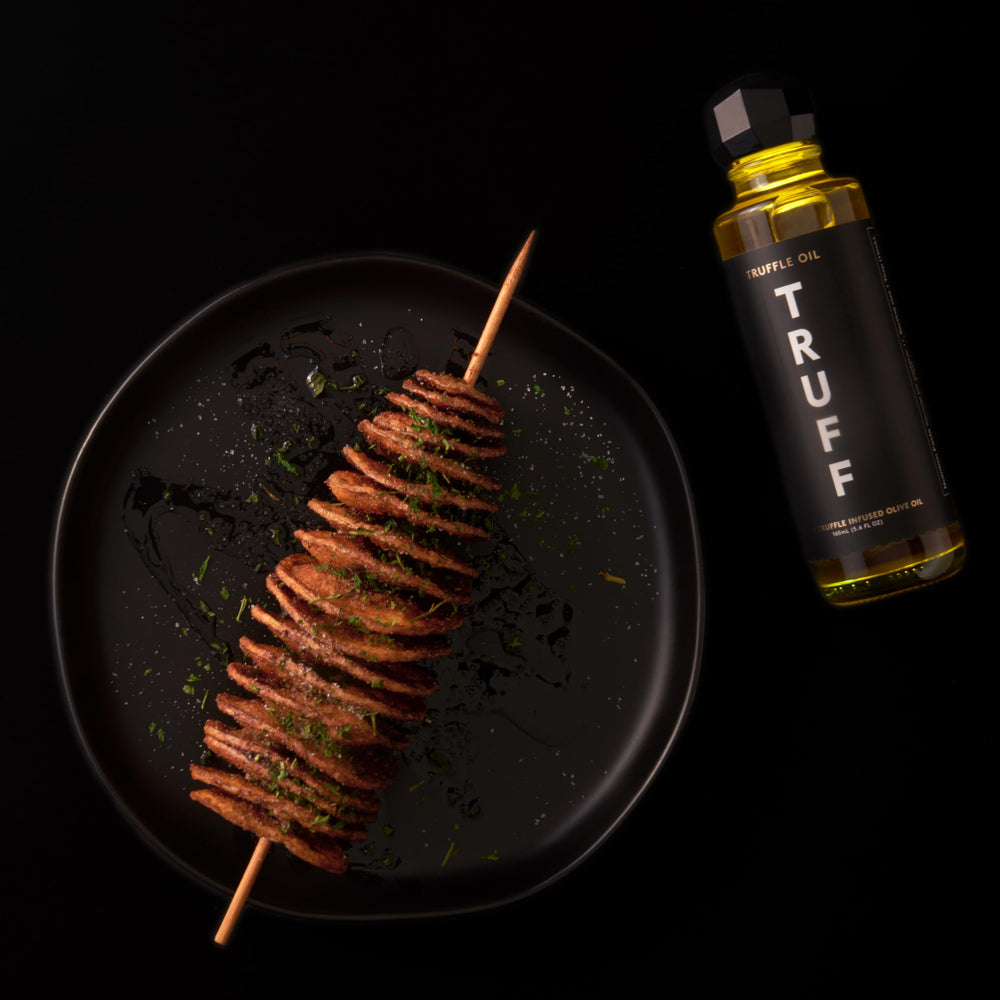 TRUFF drizzled on popcorn for gourmet snack transformation benefit