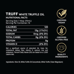 TRUFF drizzle on white pizza illustrating bright flavor lift benefit