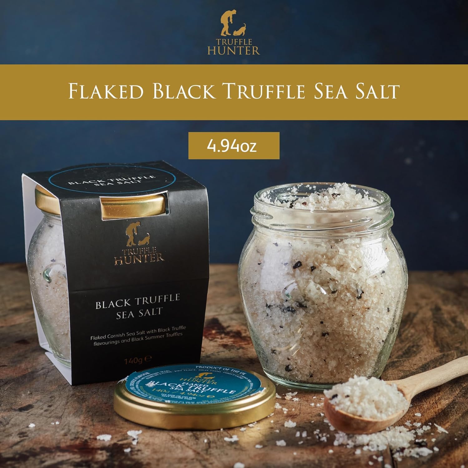 Close-up of TruffleHunter flakes highlighting delicate texture